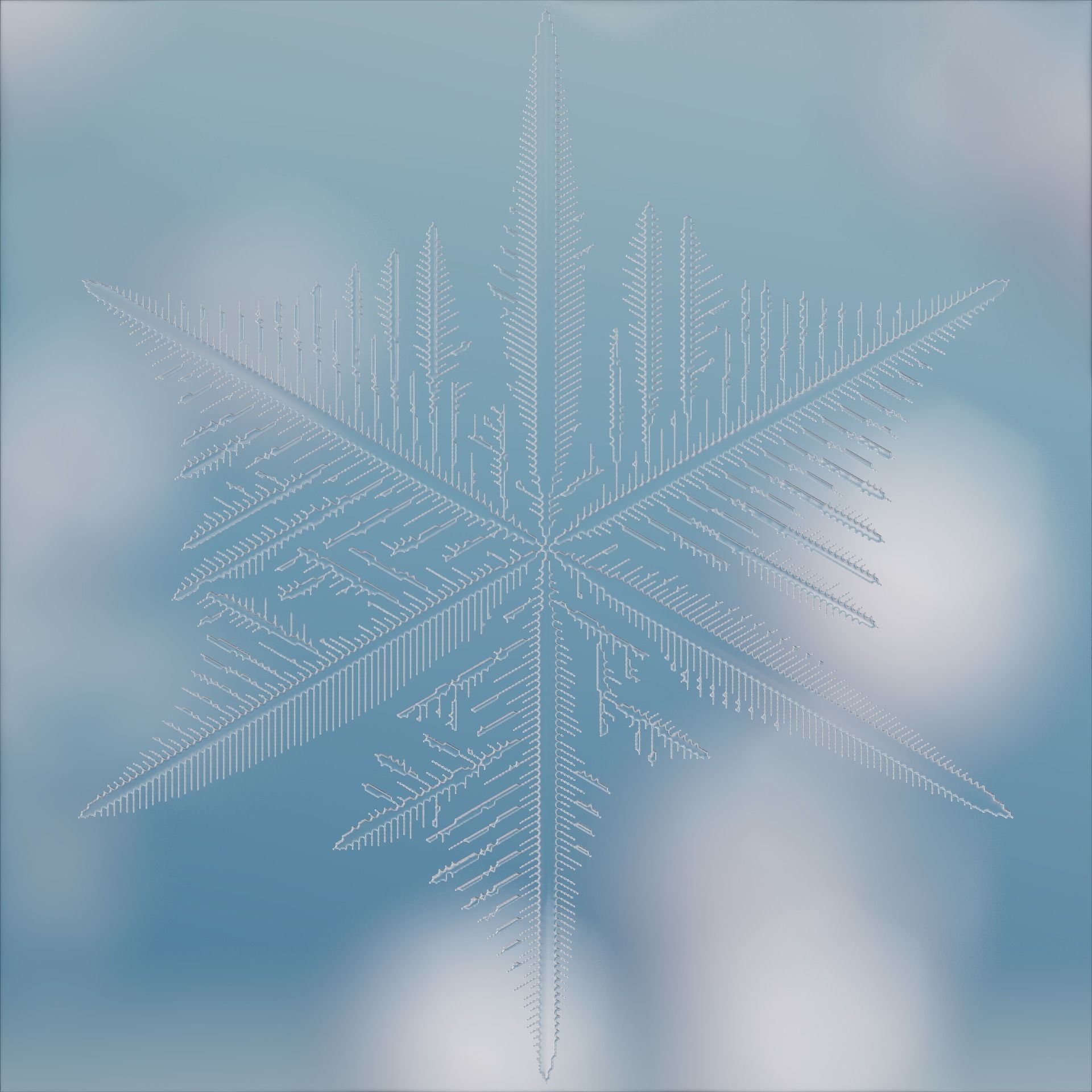 Snowflakes 3D model_27