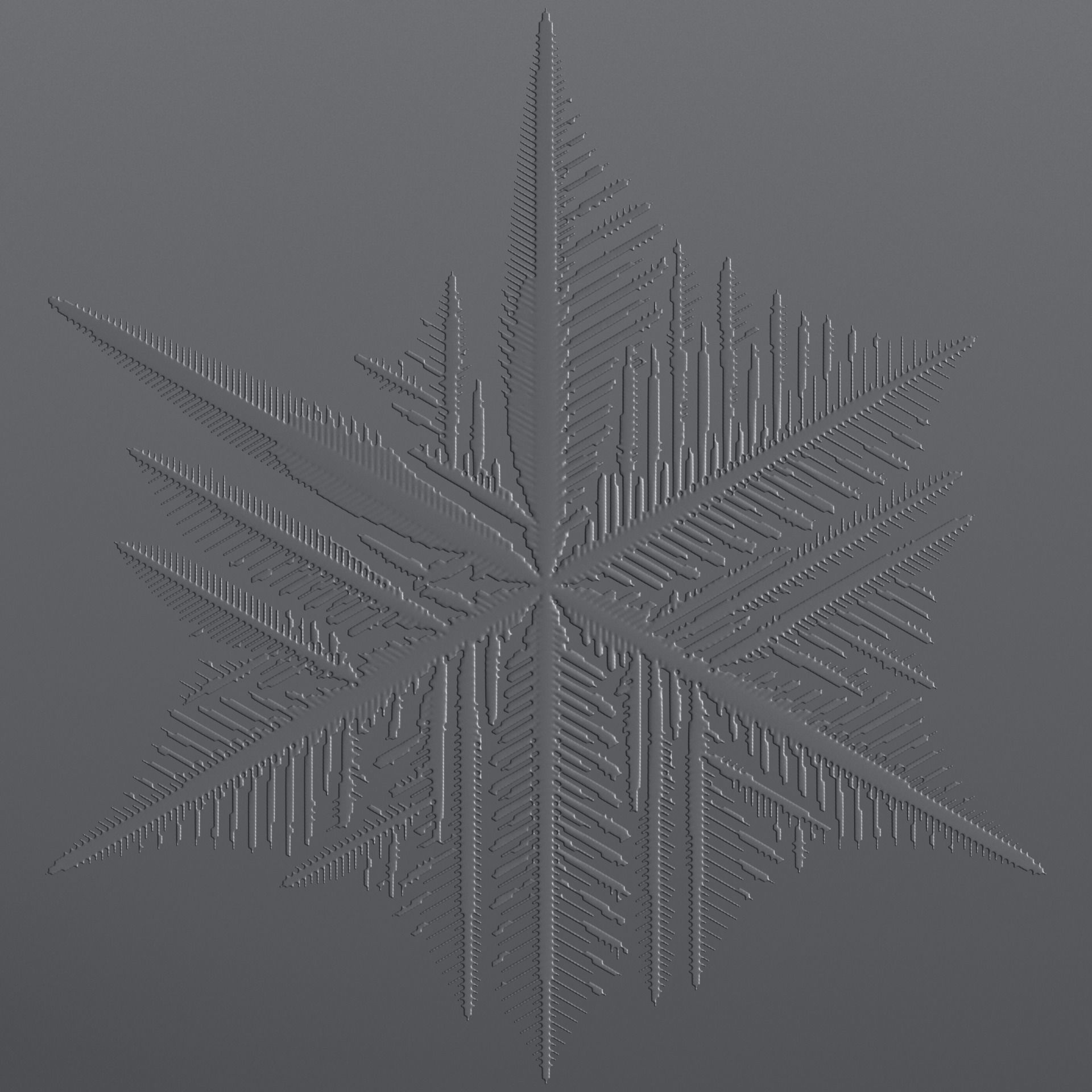 Snowflakes 3D model_125