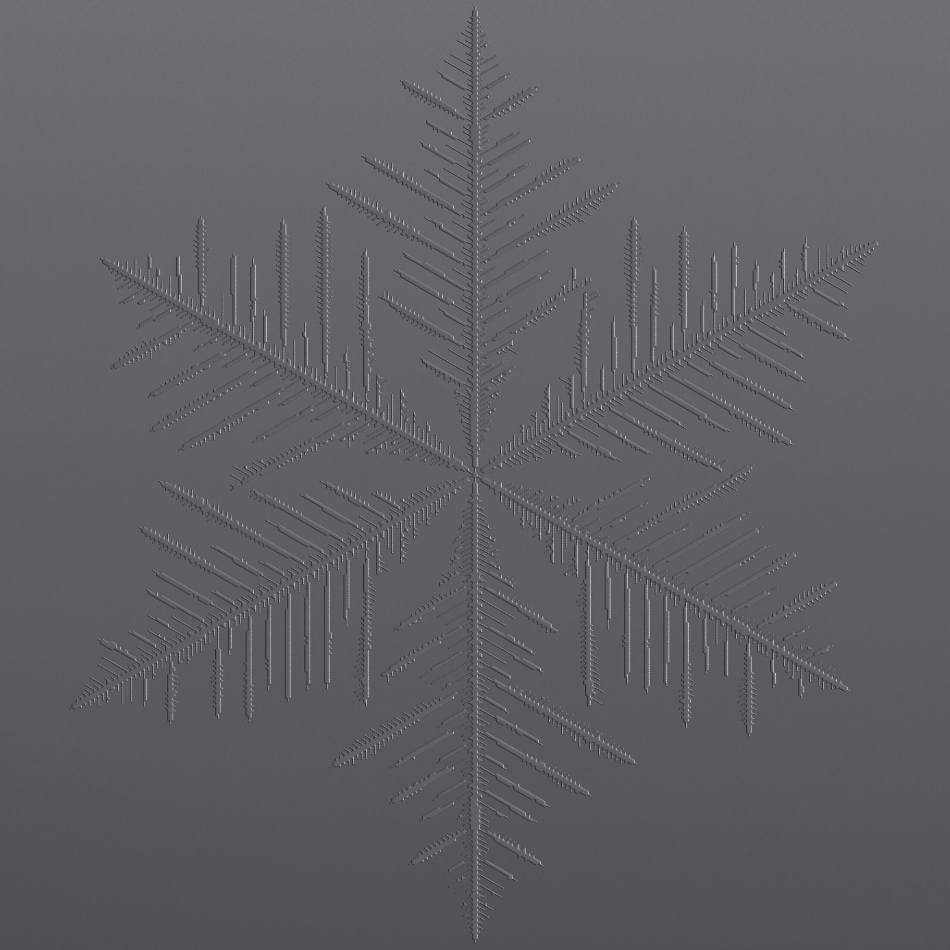 Snowflakes 3D model_108