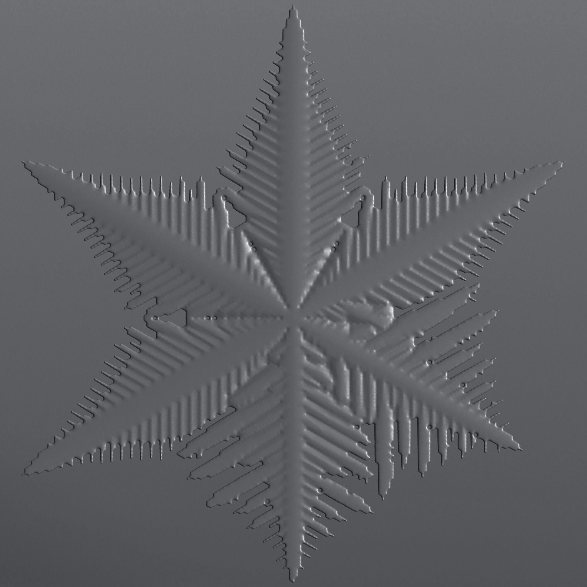 Snowflakes 3D model_126