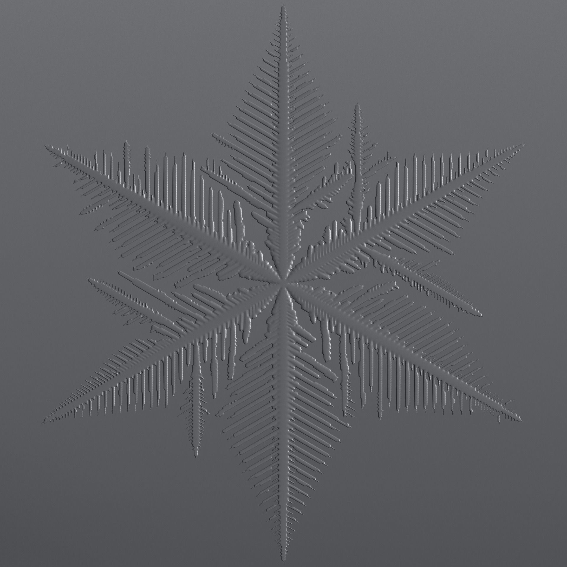 Snowflakes 3D model_120