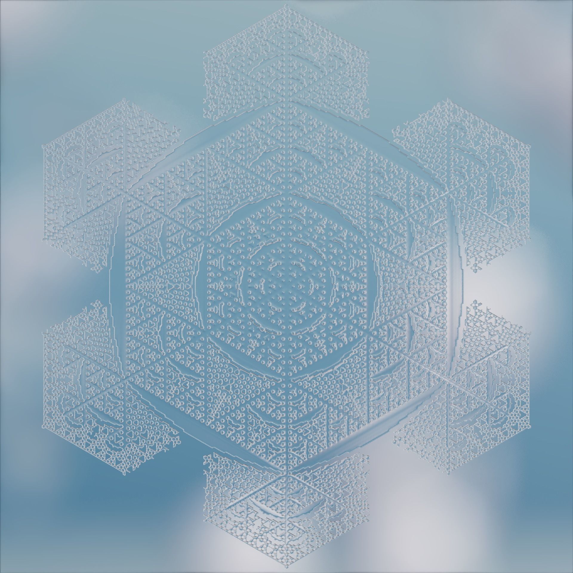 Snowflakes 3D model_51