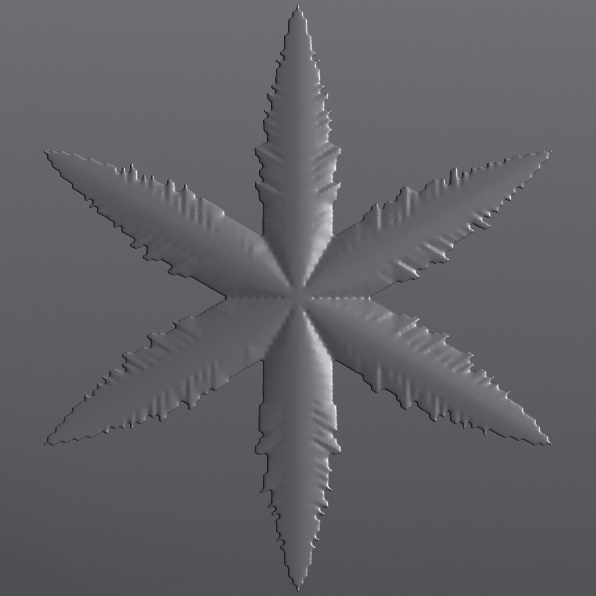Snowflakes 3D model_100