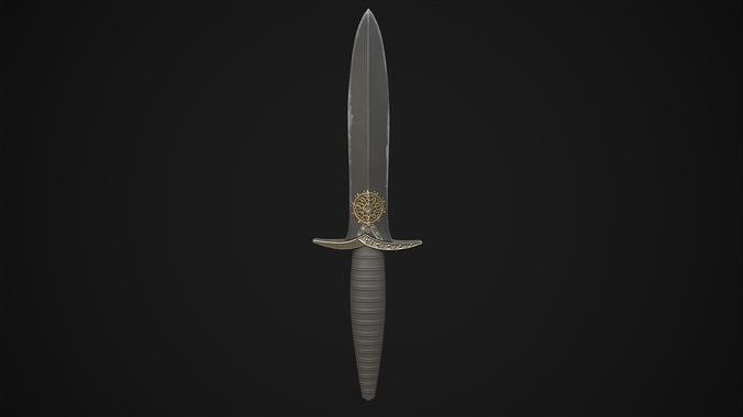 Knife Low-poly 3D model