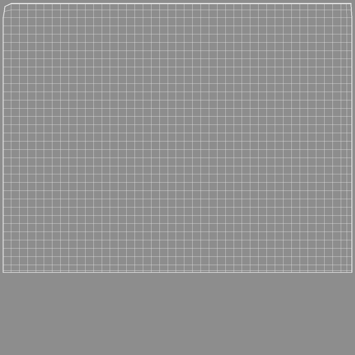 White Candy Wrap - wrapped sweet food packaging Low-poly 3D model_5