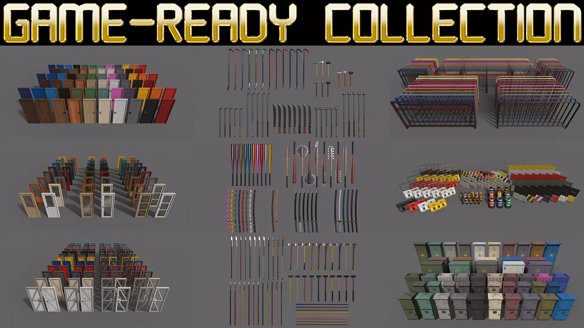 PBR Game Ready Collection - 40 Models _0