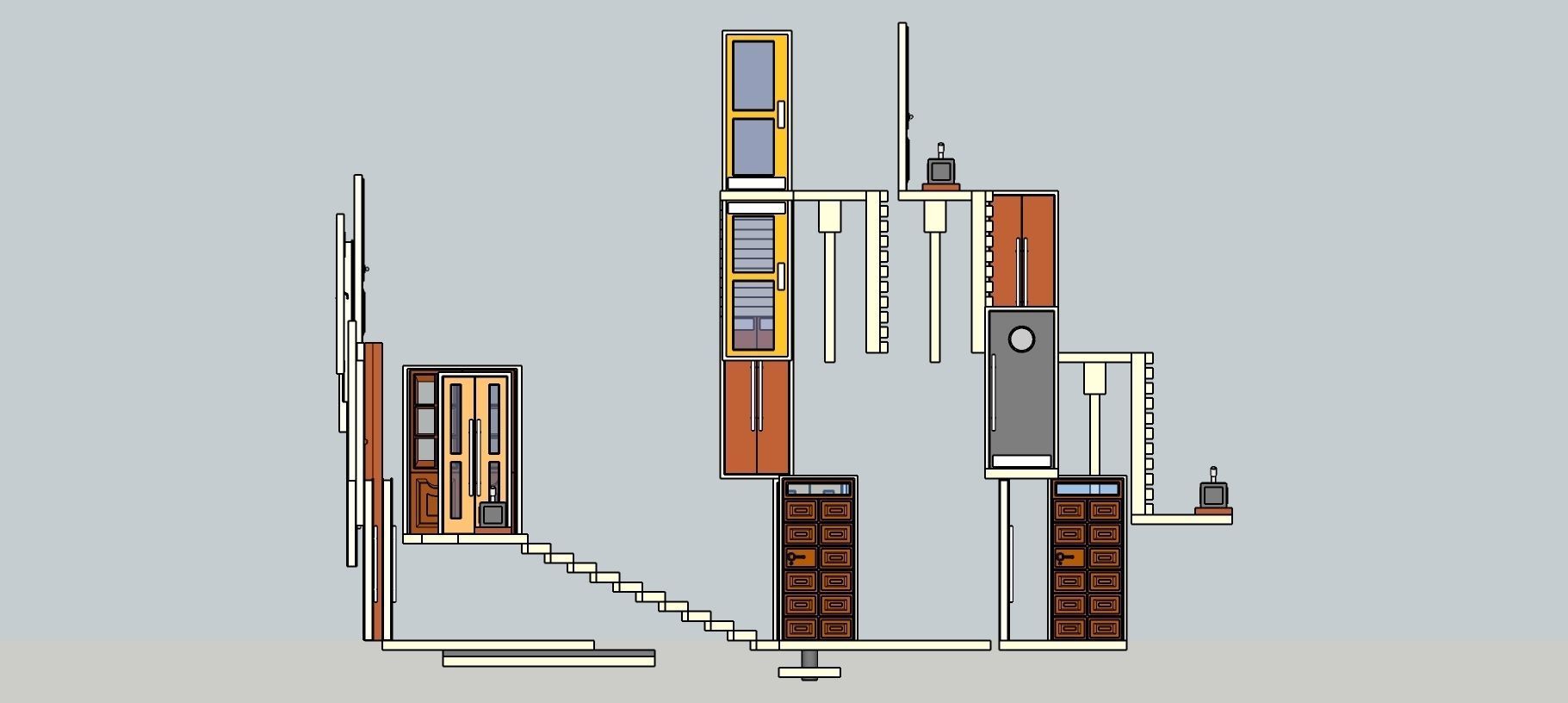 Temple 14 - Doors Temple 3D model_2