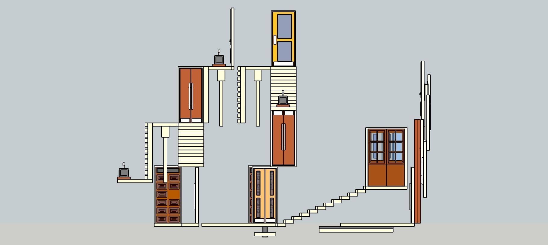 Temple 14 - Doors Temple 3D model_1