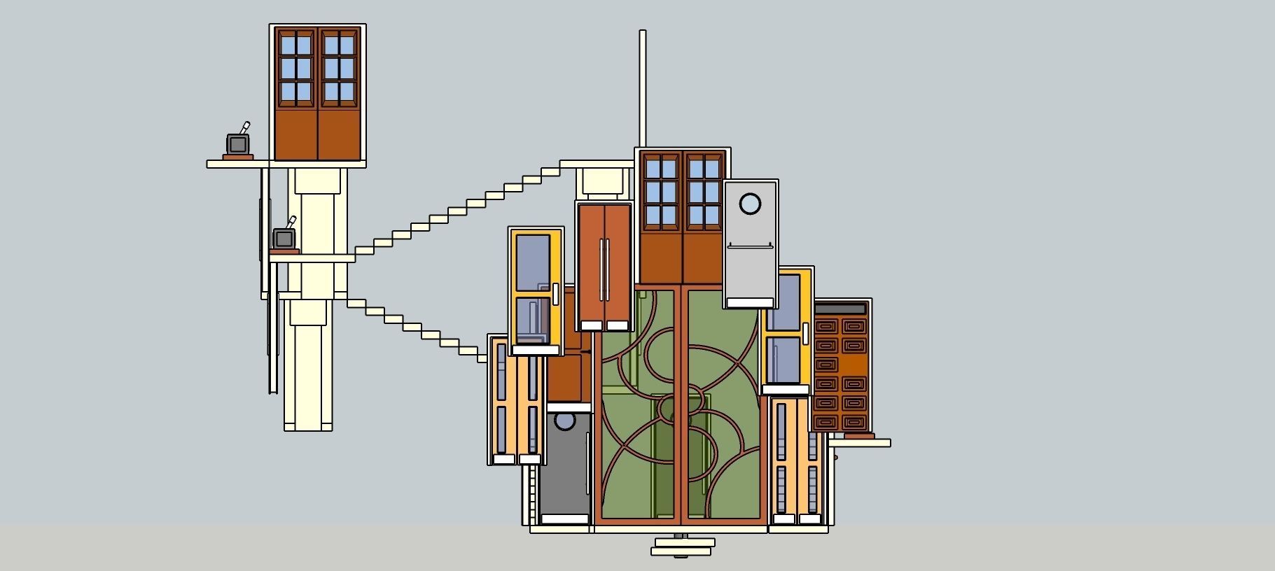 Temple 14 - Doors Temple 3D model_3