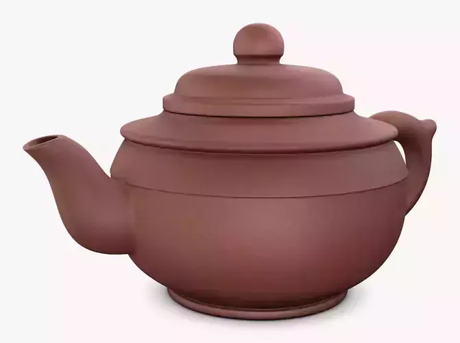 Clay Teapot 350ml M 1 3D model