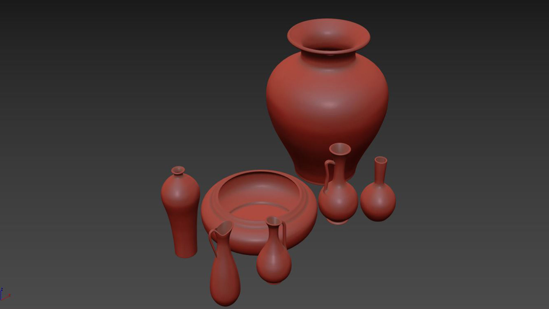 Colin King Ceramic Vases 3D model_6