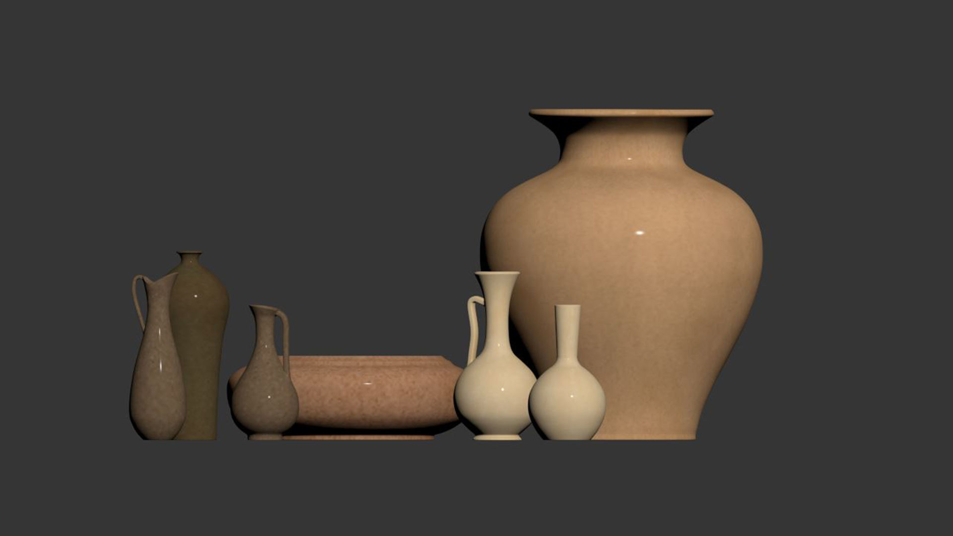 Colin King Ceramic Vases 3D model_4