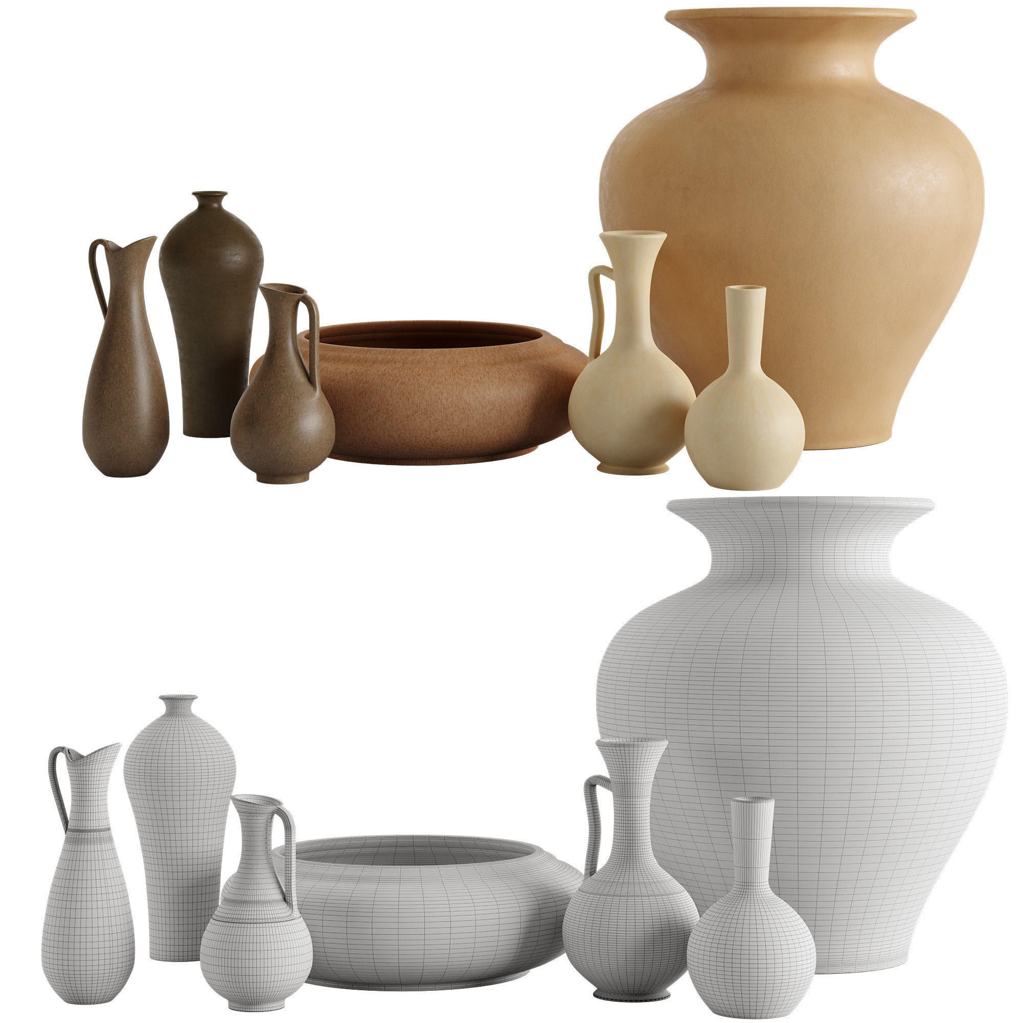 Colin King Ceramic Vases 3D model_3