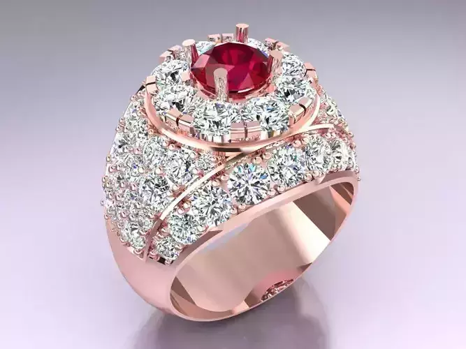 Diamond Ring  - N3015 3D print model