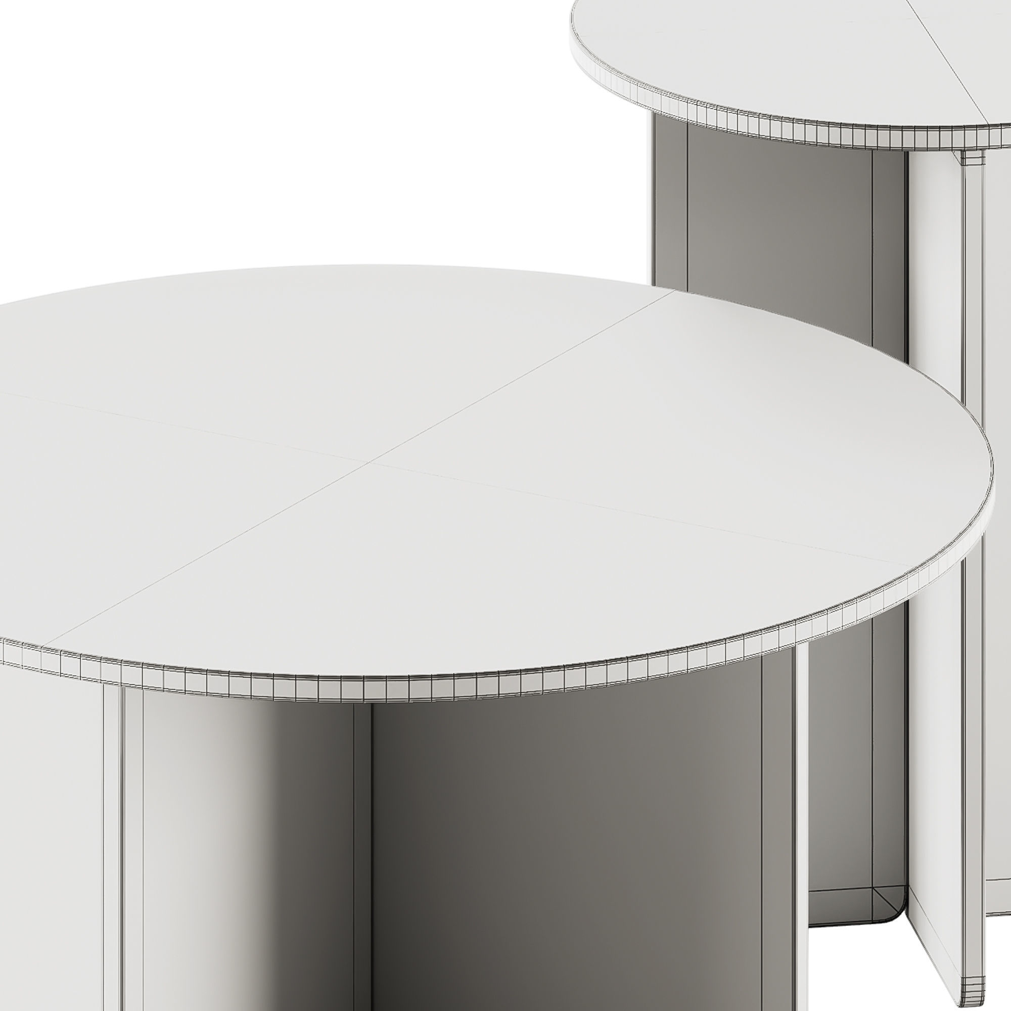 Iris Glass Coffee and Side Tables by Pastill 3D model_7