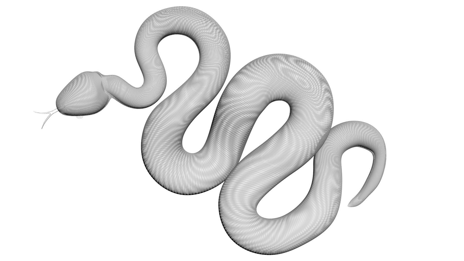 Viper Snake 3D model_19