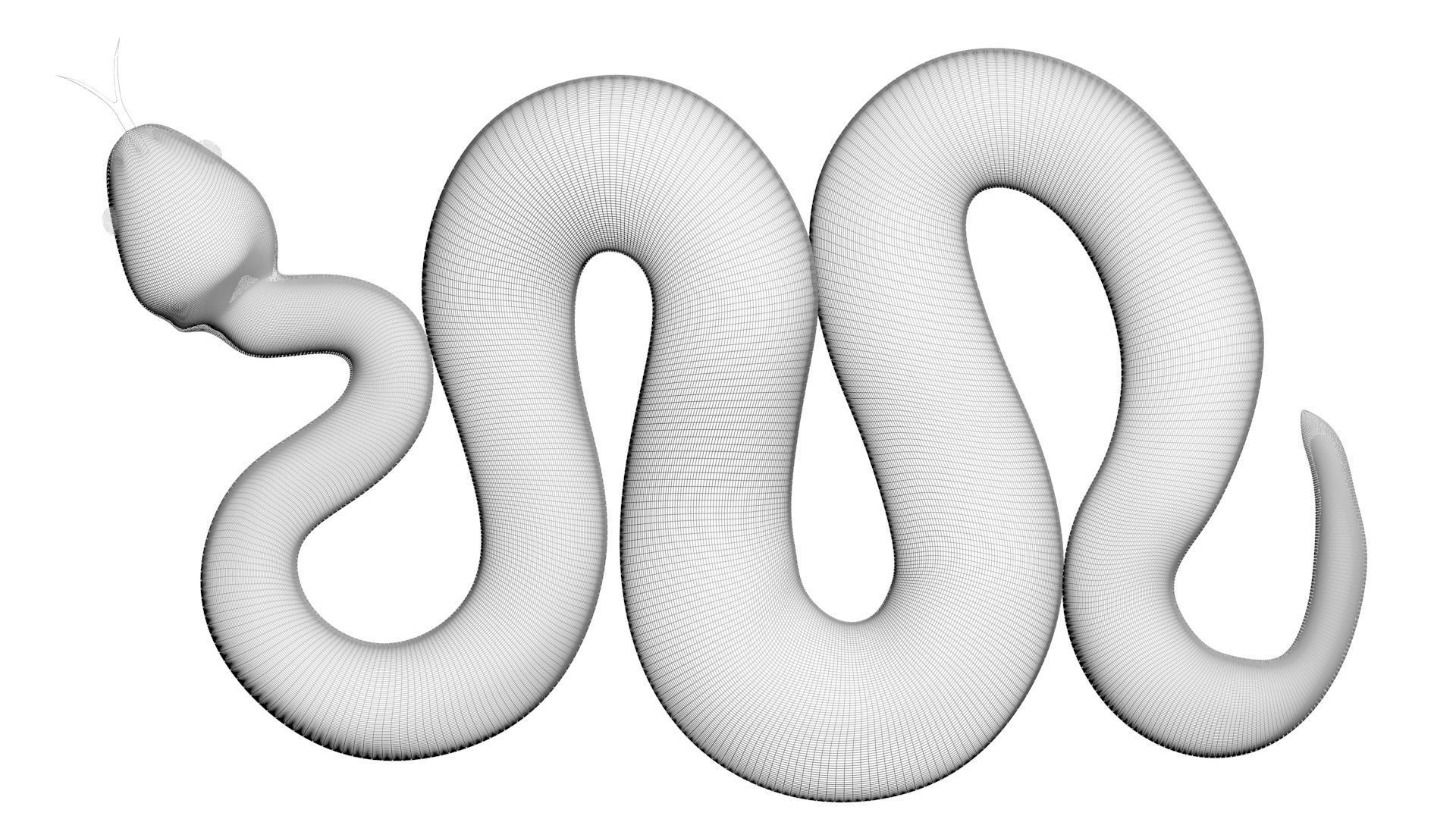 Viper Snake 3D model_20