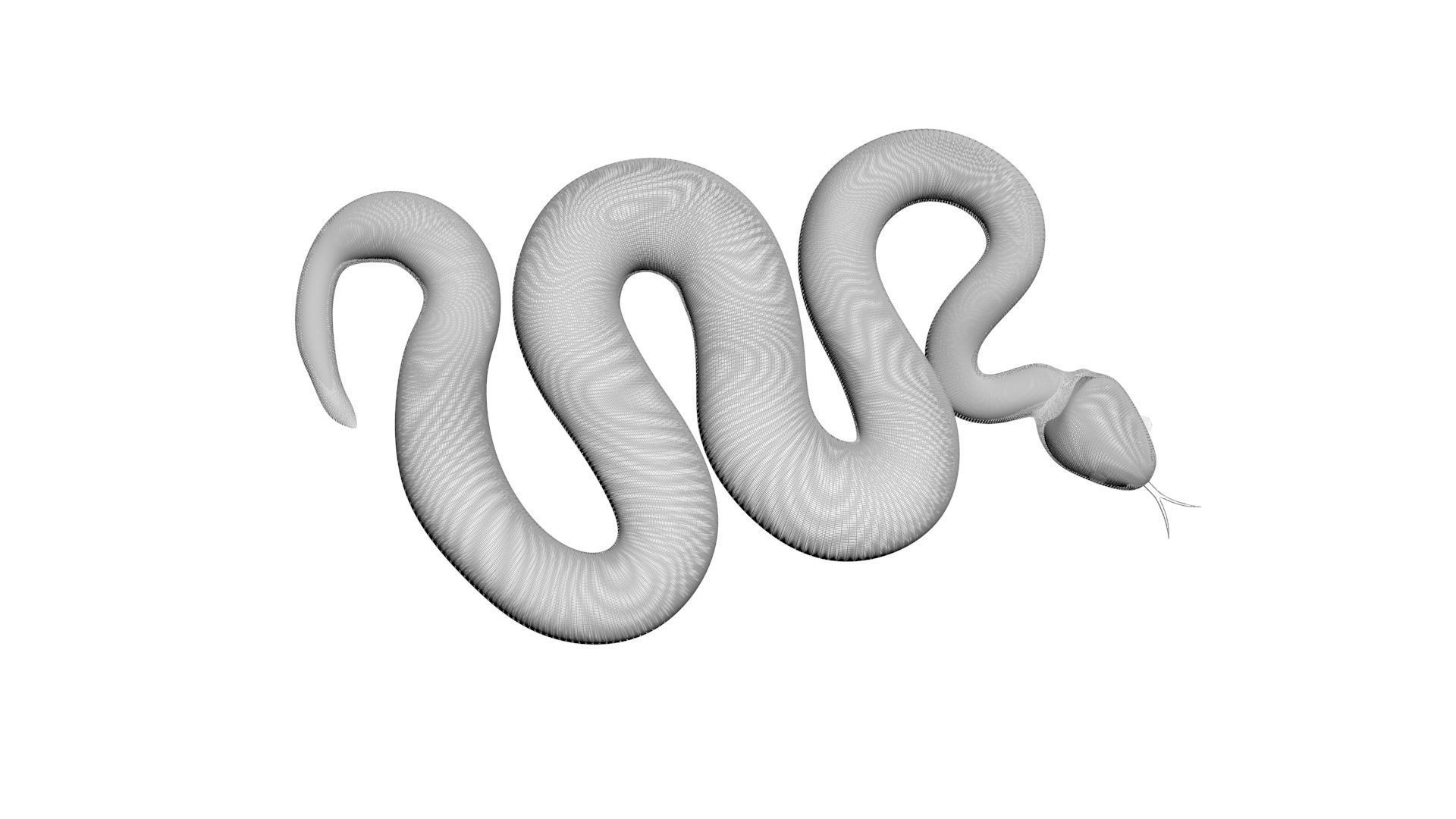 Viper Snake 3D model_17