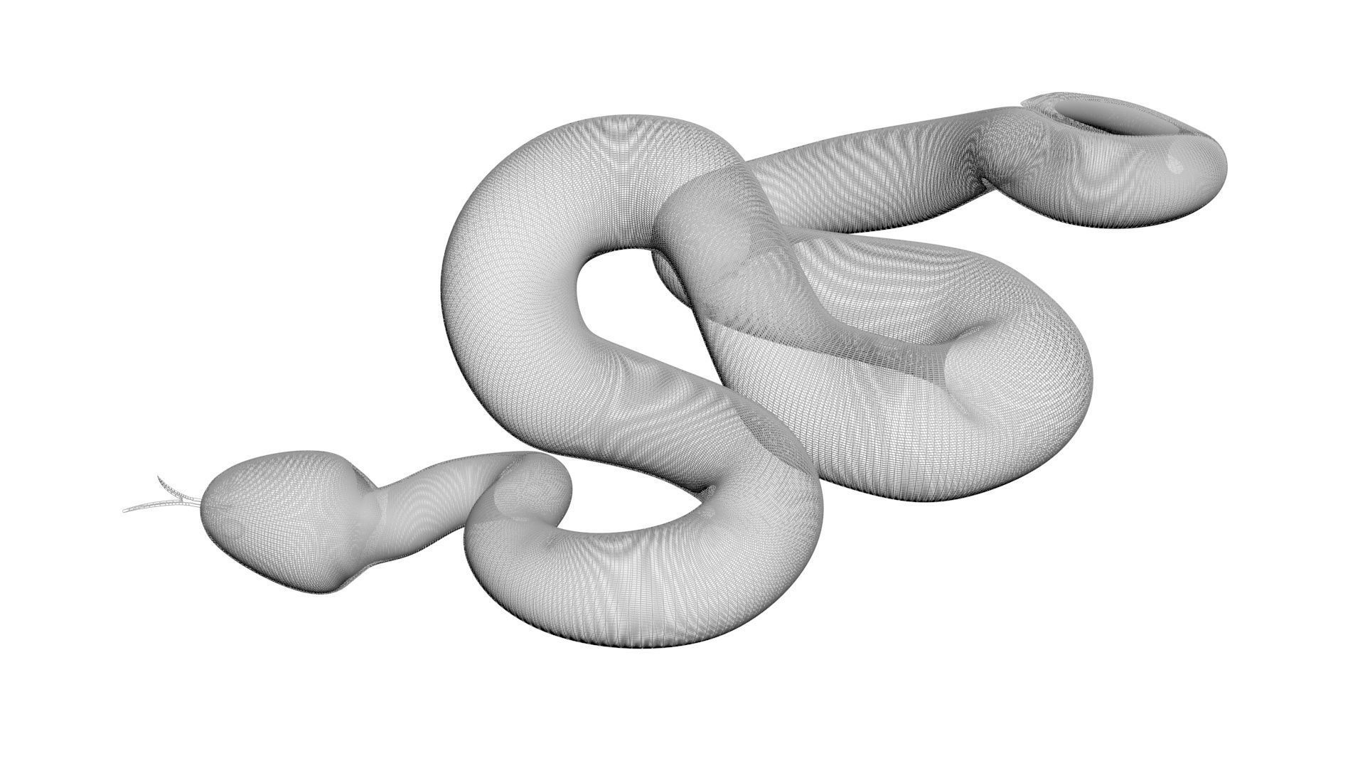 Viper Snake 3D model_15