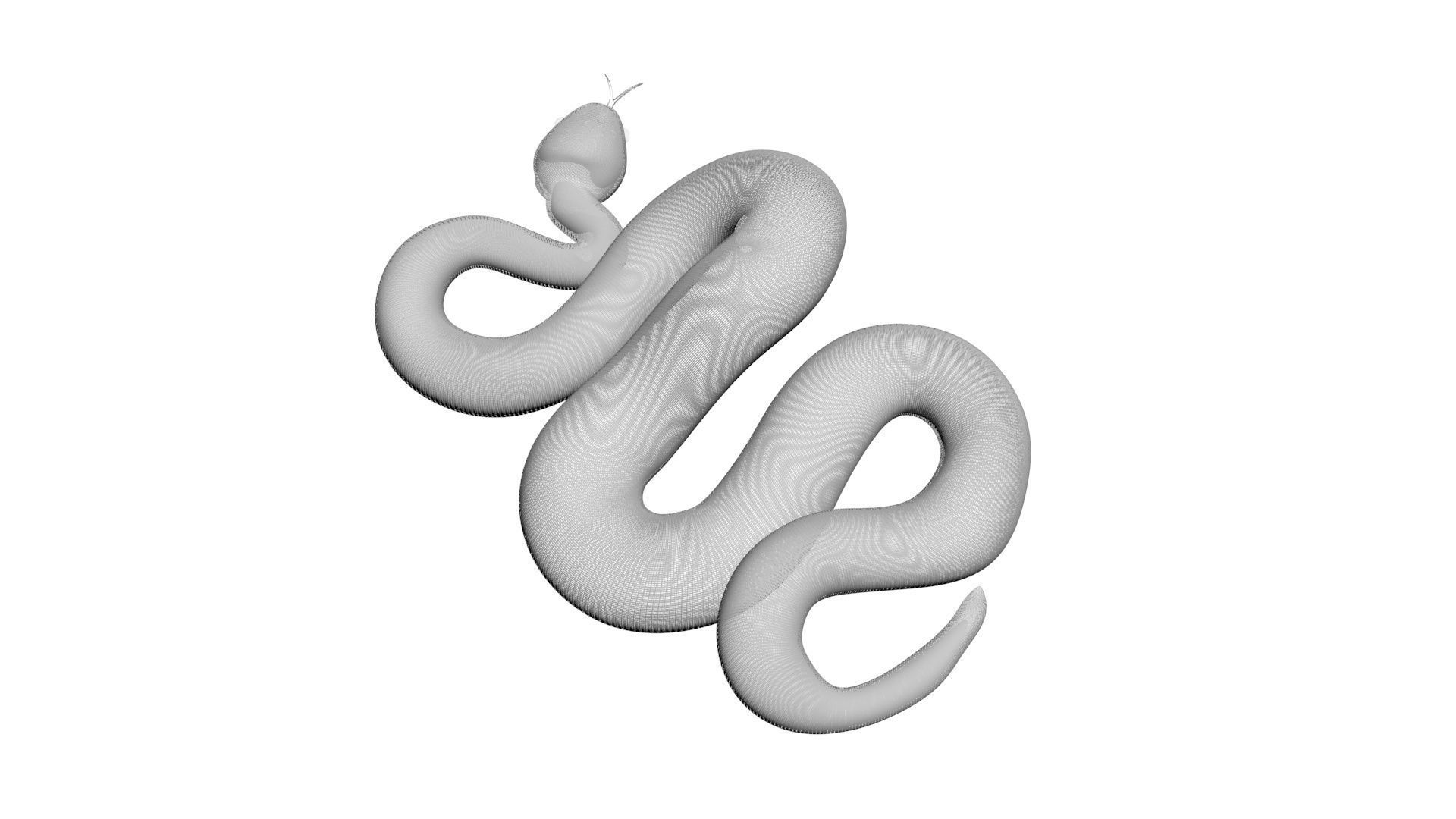 Viper Snake 3D model_16