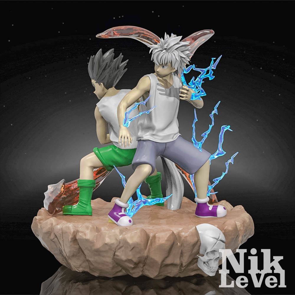 Gon Killua Zoldyck Hunter X Hunter 3D Printable  3D print model_2