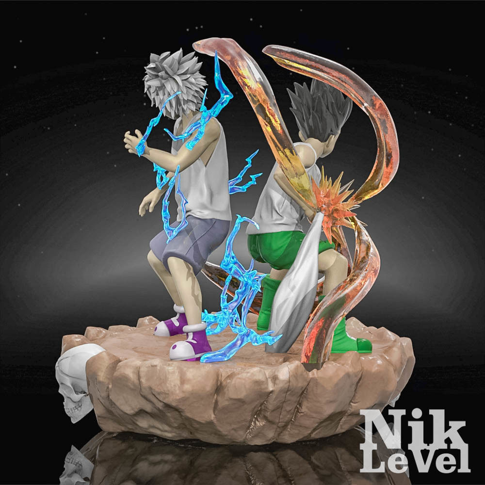 Gon Killua Zoldyck Hunter X Hunter 3D Printable  3D print model_5