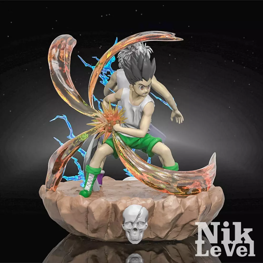 Gon Killua Zoldyck Hunter X Hunter 3D Printable  3D print model_0