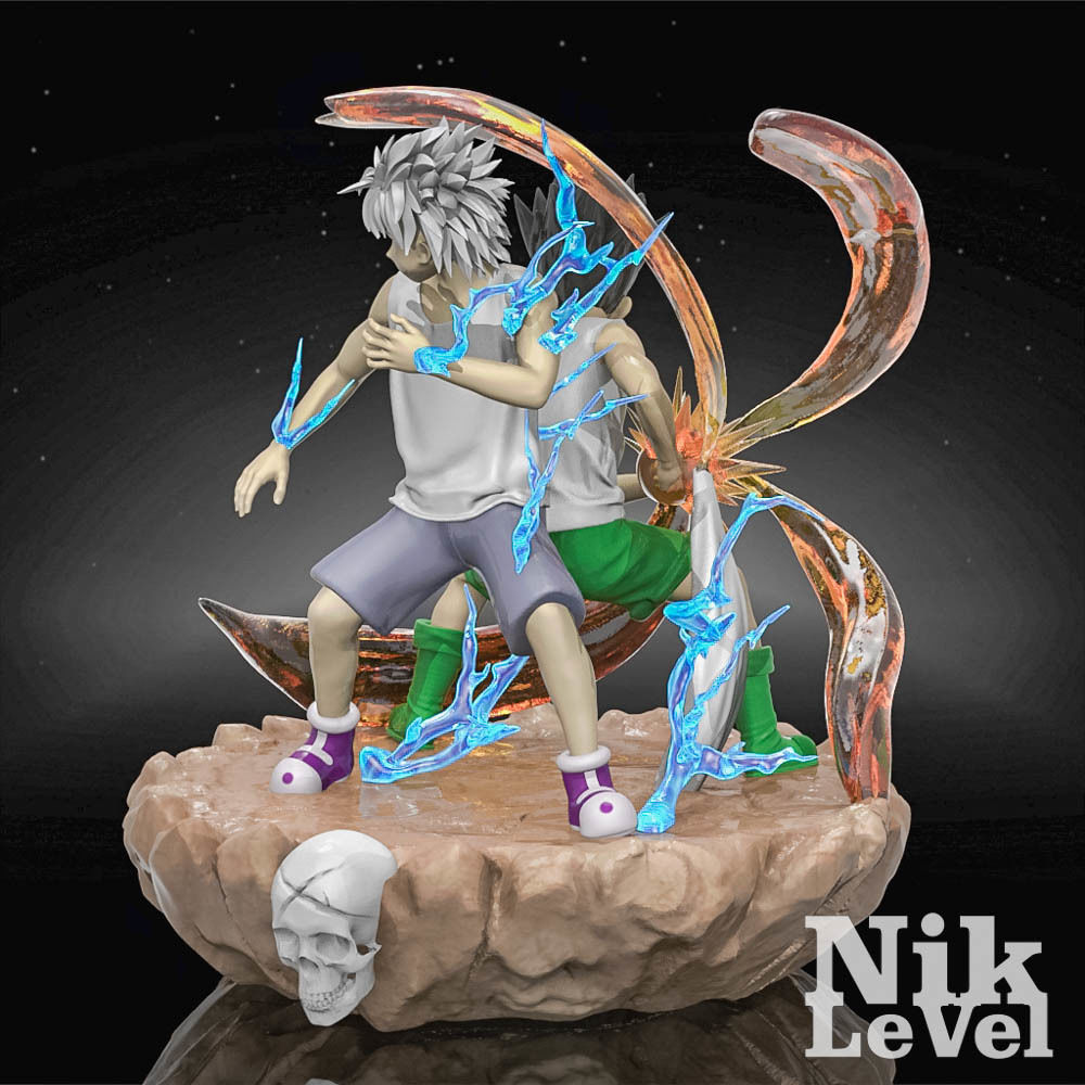 Gon Killua Zoldyck Hunter X Hunter 3D Printable  3D print model_4