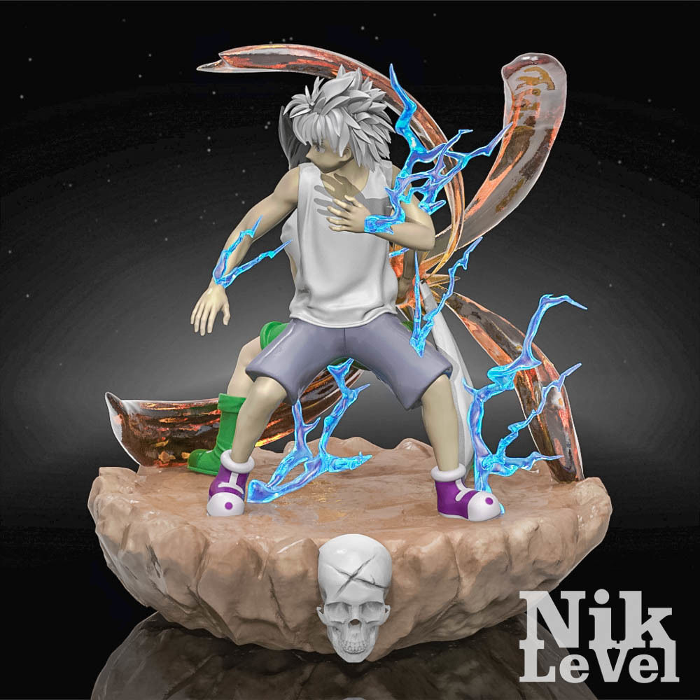 Gon Killua Zoldyck Hunter X Hunter 3D Printable  3D print model_3