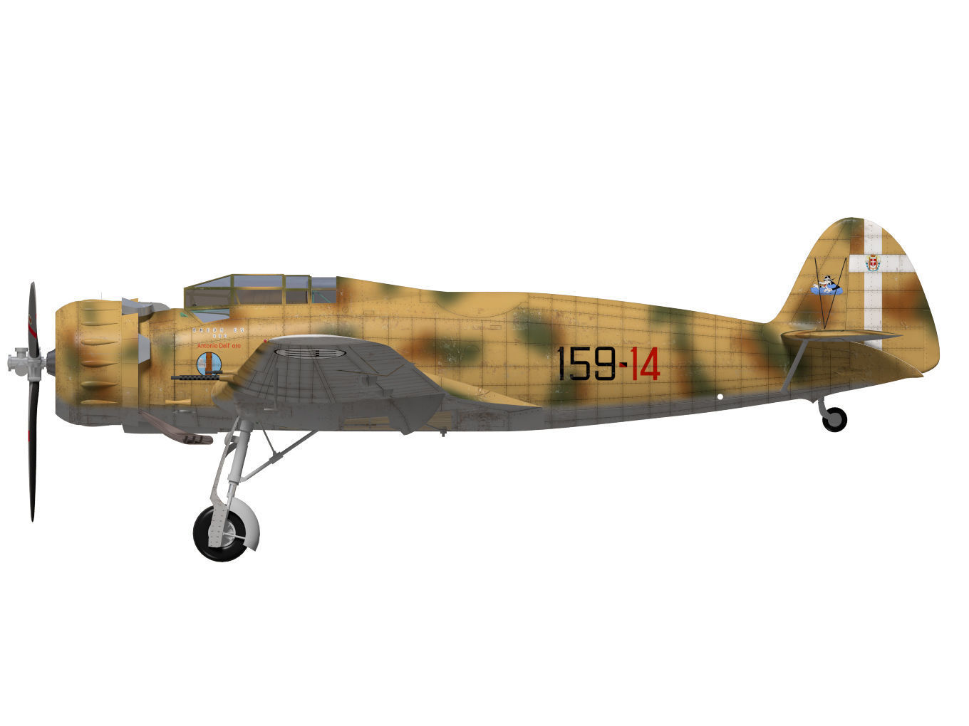 breda ba65 A80 3D model_9