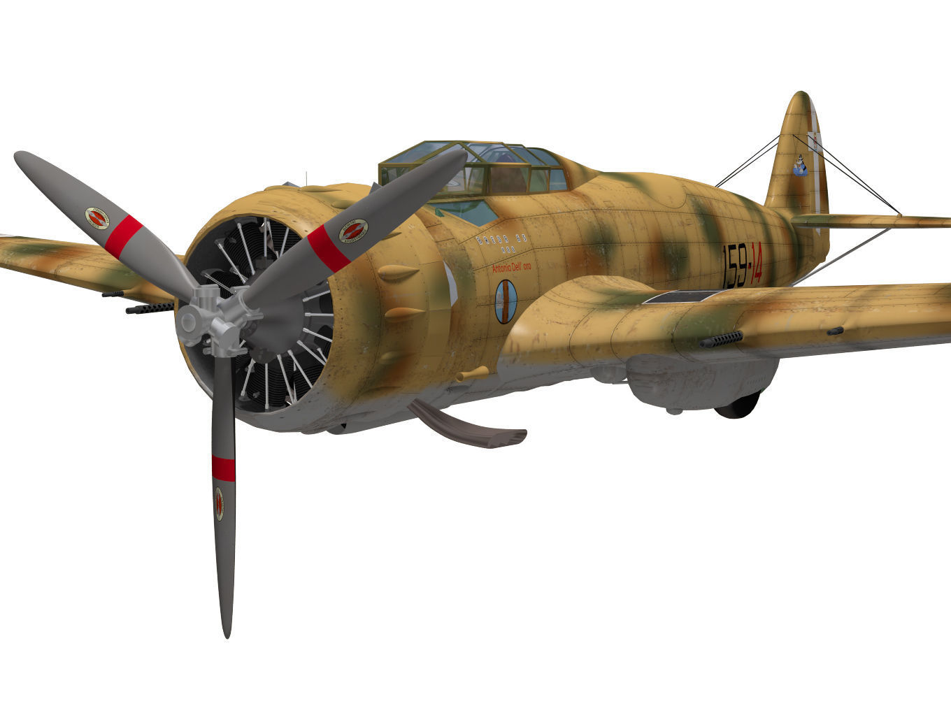 breda ba65 A80 3D model_4