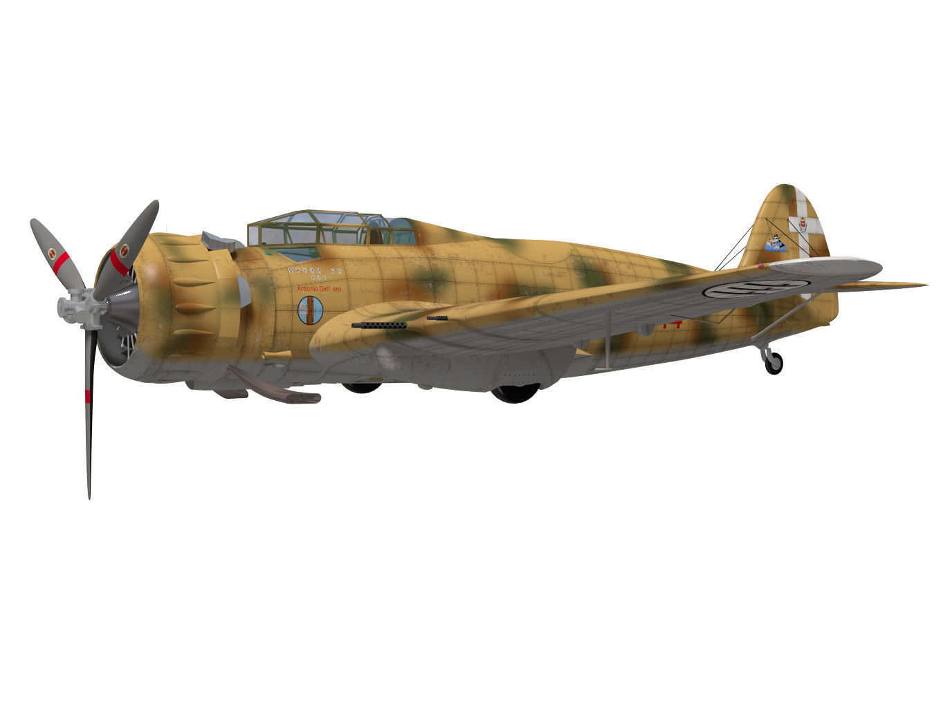 breda ba65 A80 3D model_2