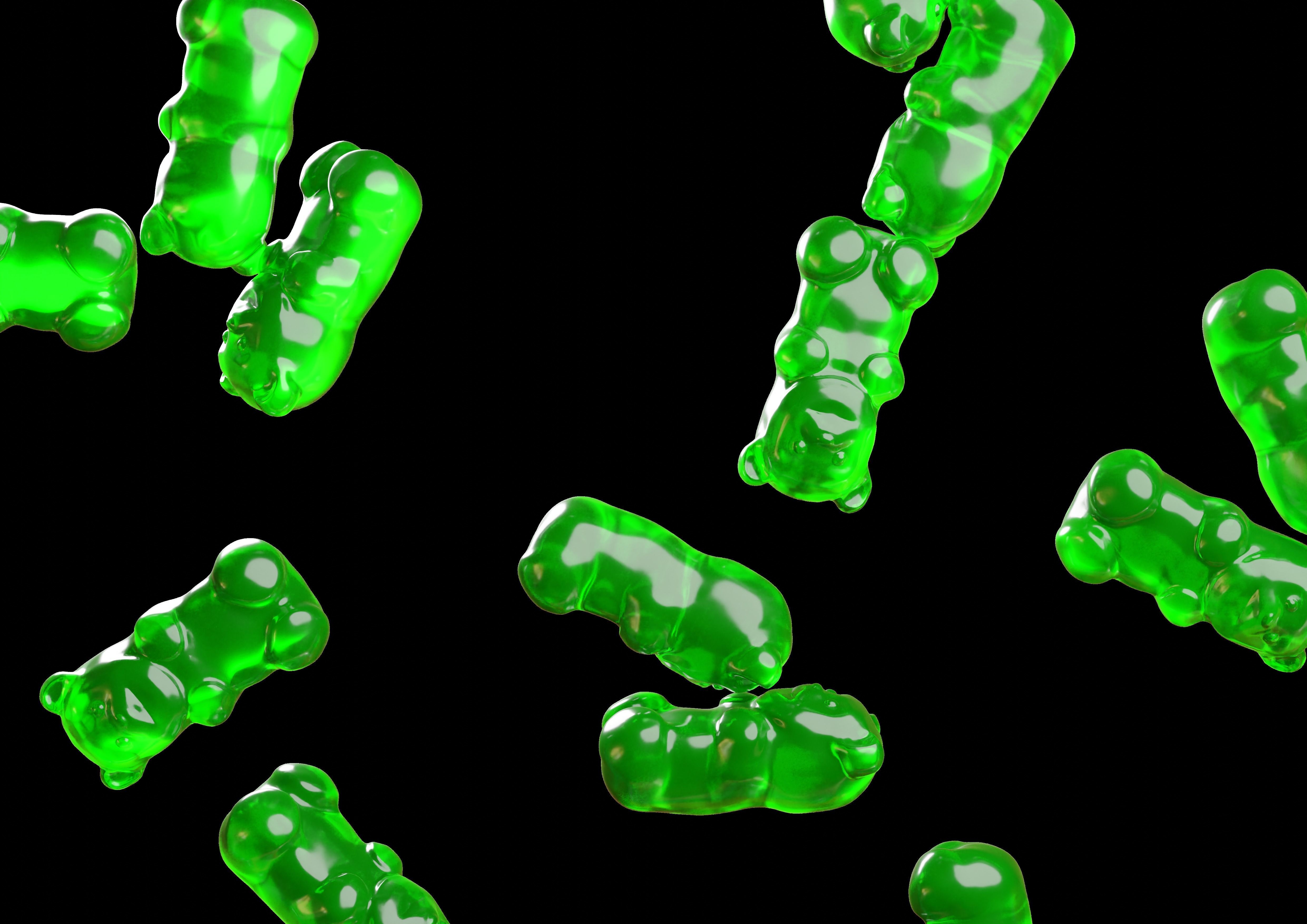 gummy bear 3d model 3D print model_10