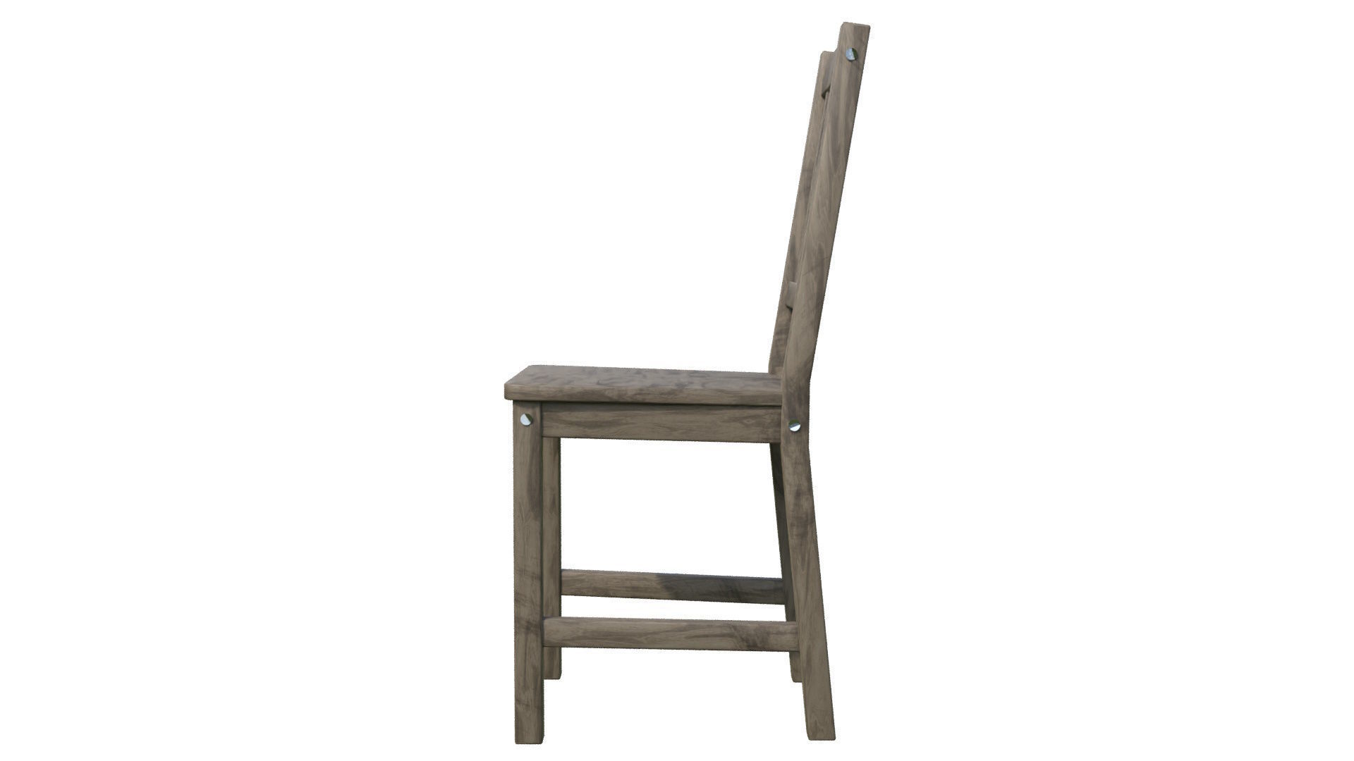 Wooden IKEA Stefan chair Low-poly 3D model_14