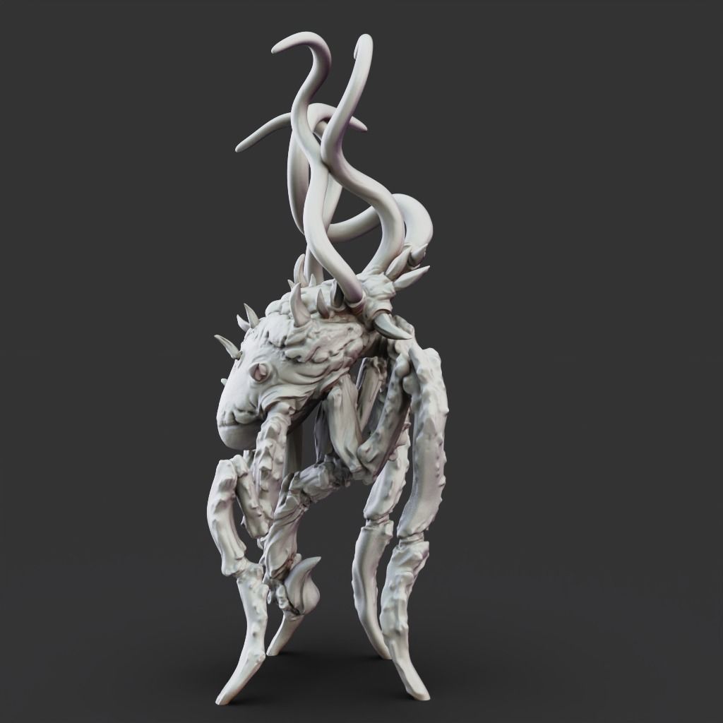 Heart of Darkness - 3D Printable TTRPG - PRESUPPORTED - 32mm 3D print model_6