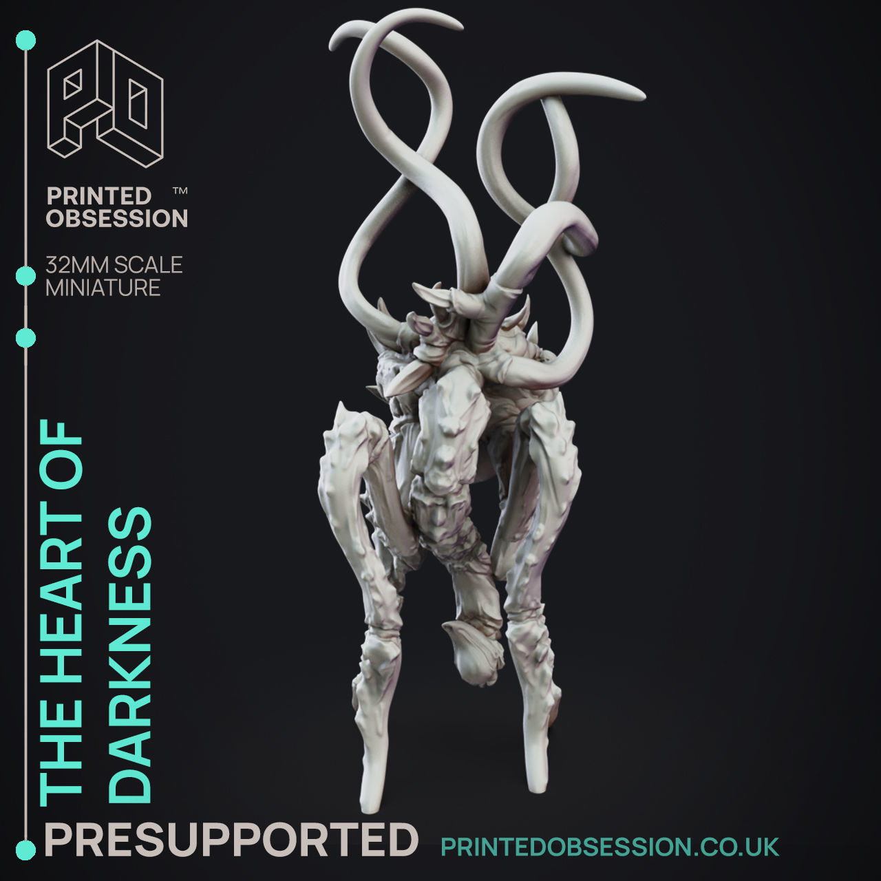 Heart of Darkness - 3D Printable TTRPG - PRESUPPORTED - 32mm 3D print model_8