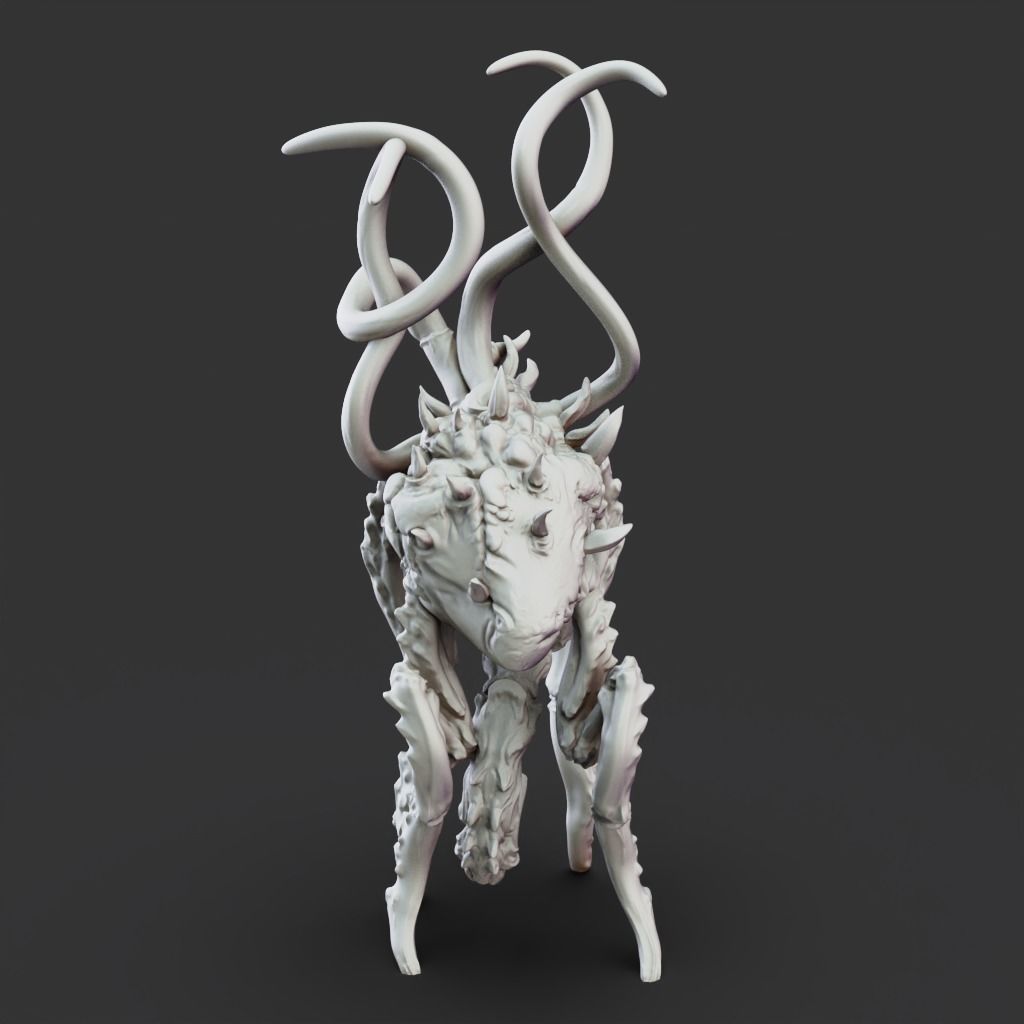 Heart of Darkness - 3D Printable TTRPG - PRESUPPORTED - 32mm 3D print model_3