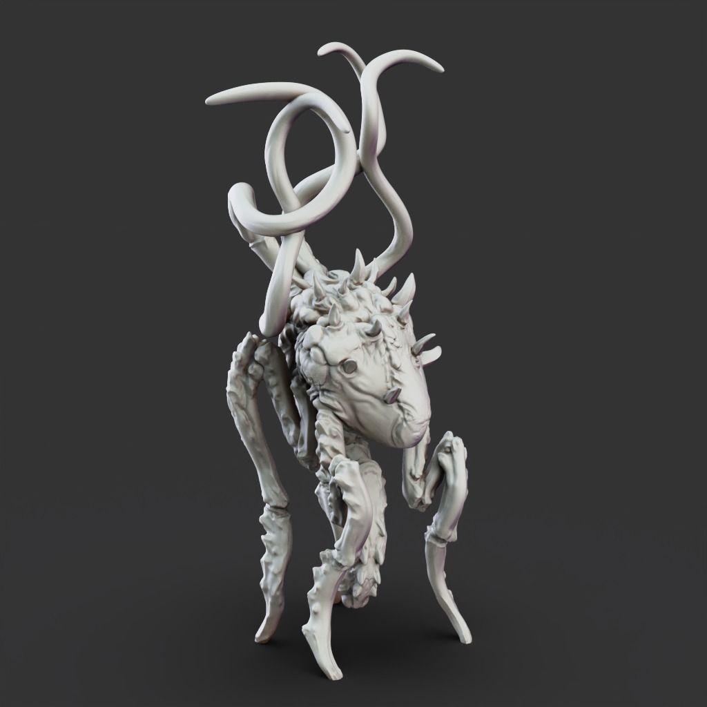 Heart of Darkness - 3D Printable TTRPG - PRESUPPORTED - 32mm 3D print model_5