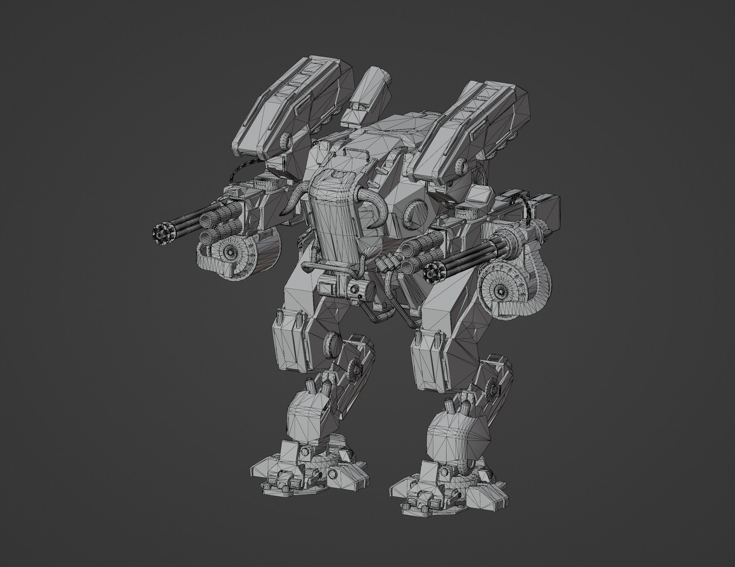 MEX-DS20 Low-poly 3D model_5