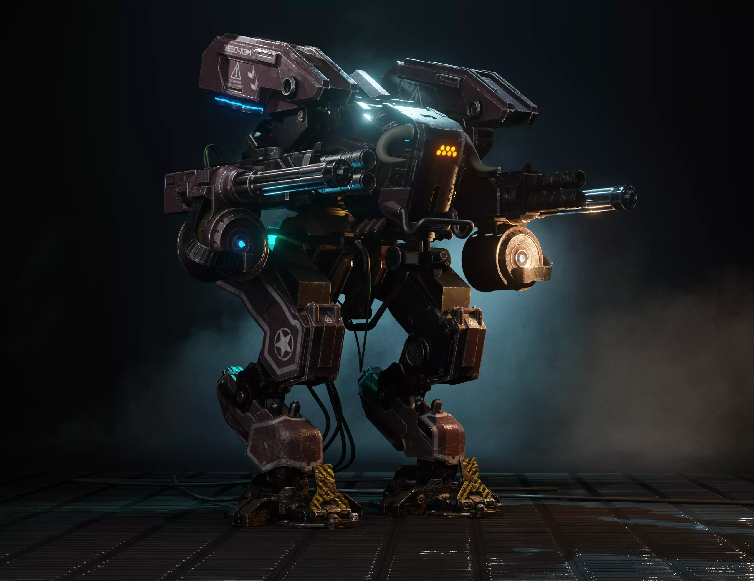 MEX-DS20 Low-poly 3D model_0