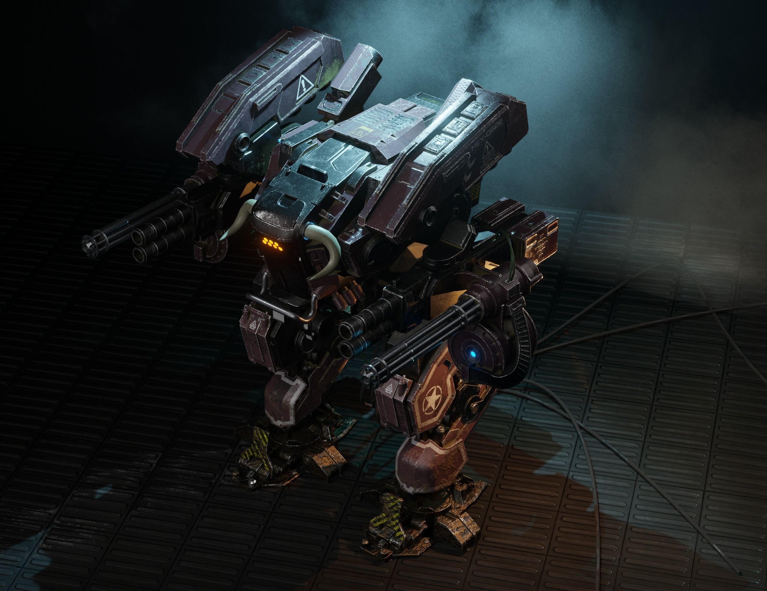 MEX-DS20 Low-poly 3D model_1