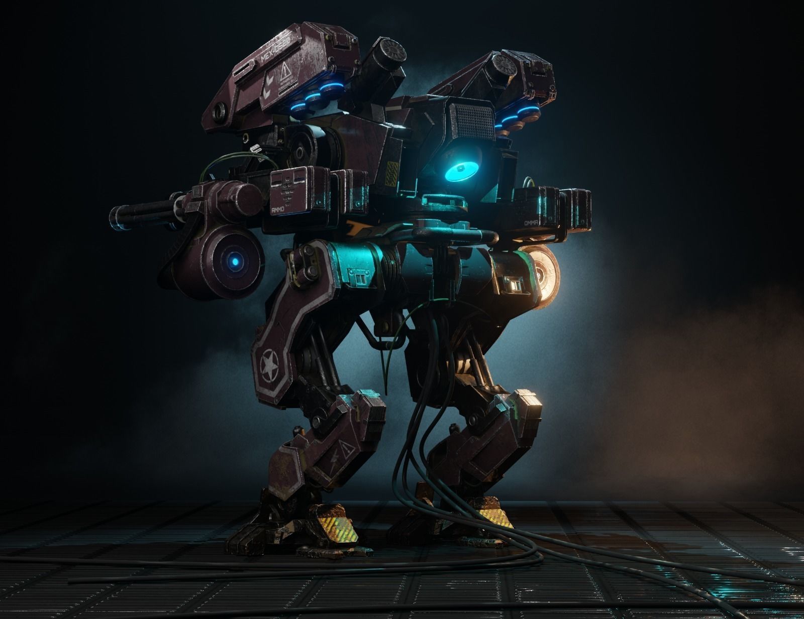 MEX-DS20 Low-poly 3D model_2