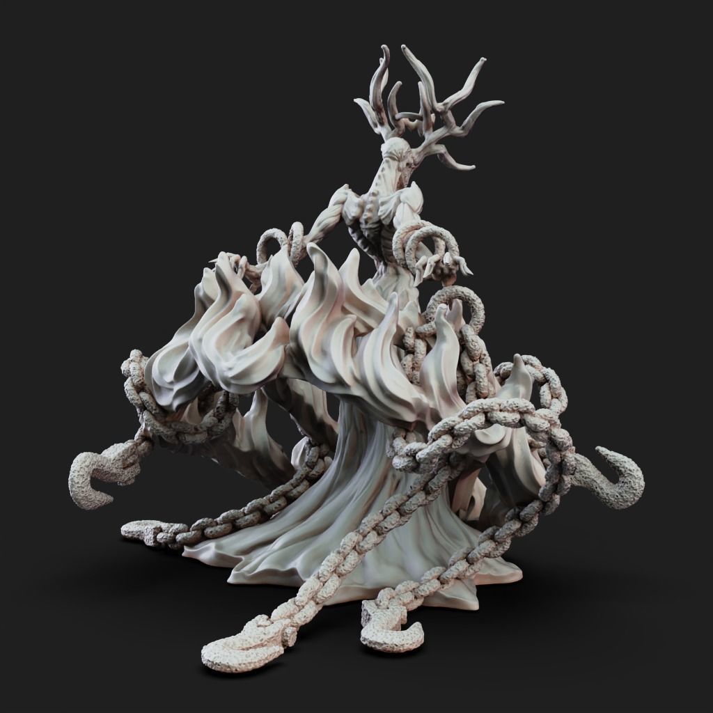 Scarlet King - 3D Printable TTRPG - PRESUPPORTED - 32mm Scale 3D print model_11