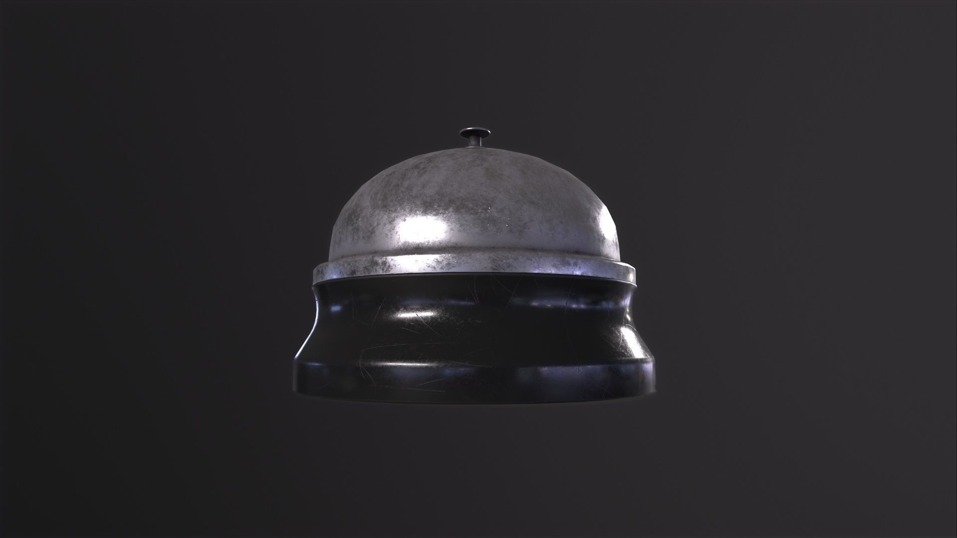 Service Bell 3D Model Low-poly 3D model_3