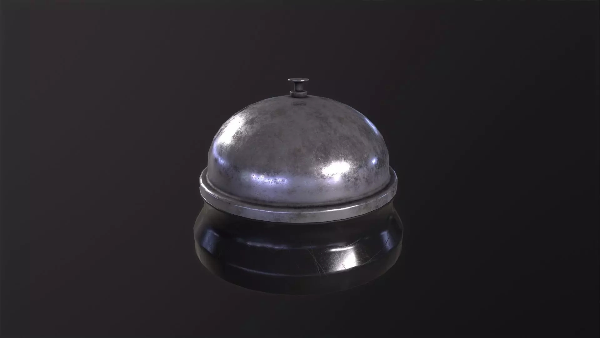 Service Bell 3D Model Low-poly 3D model_0