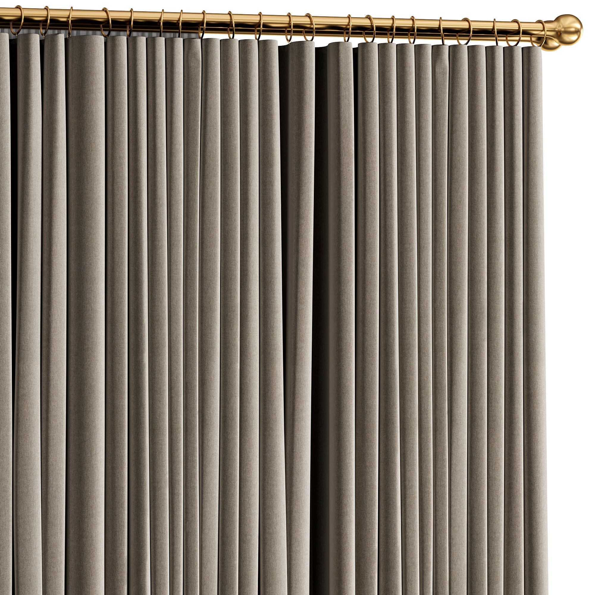 Curtain 012 3D model_1