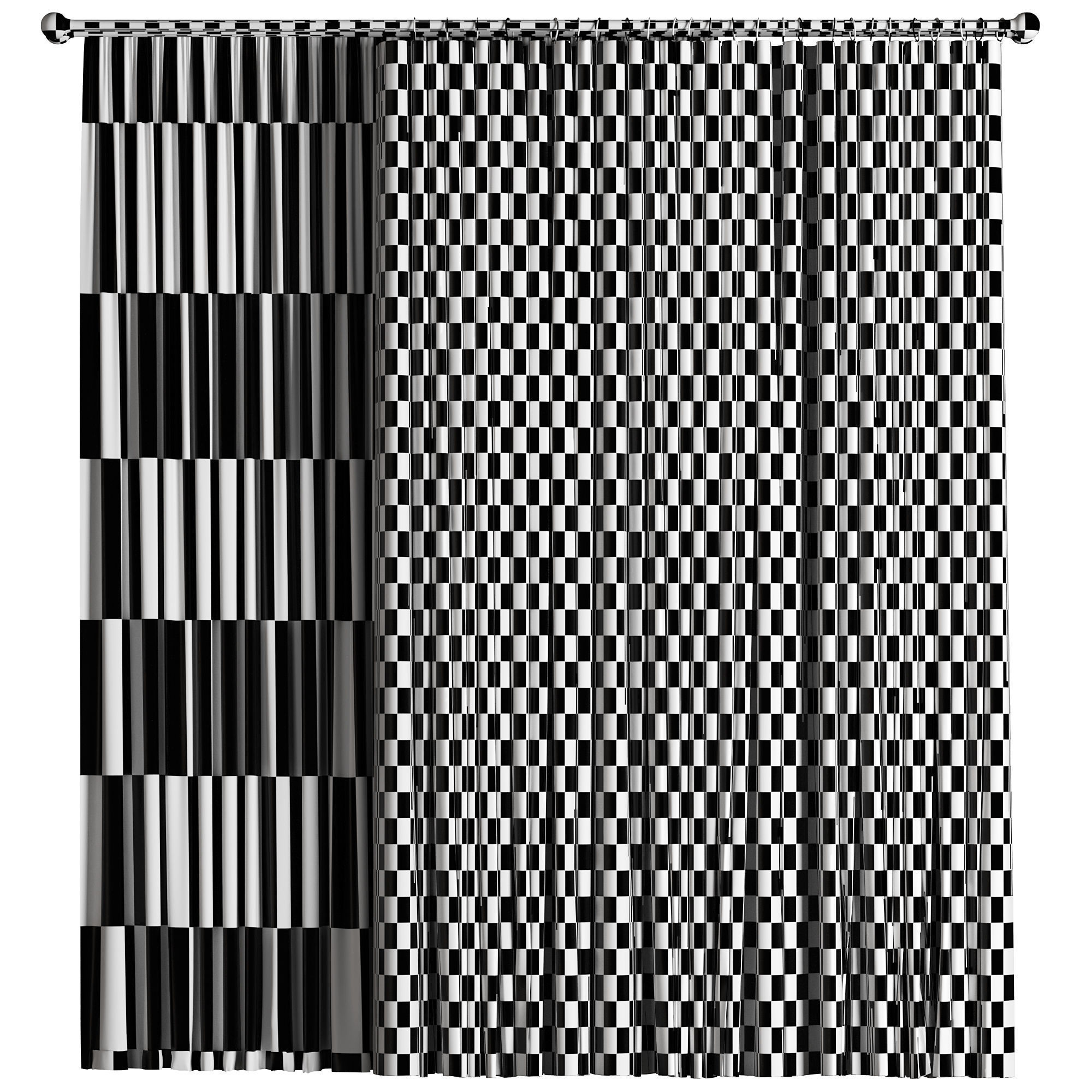 Curtain 012 3D model_2