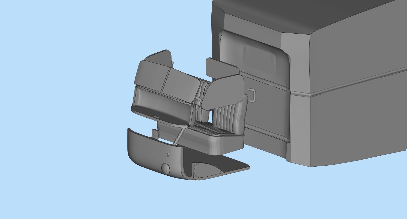 Printable Body Truck 41 46 Coe Jeepers Creepers STL file 3D print model_9