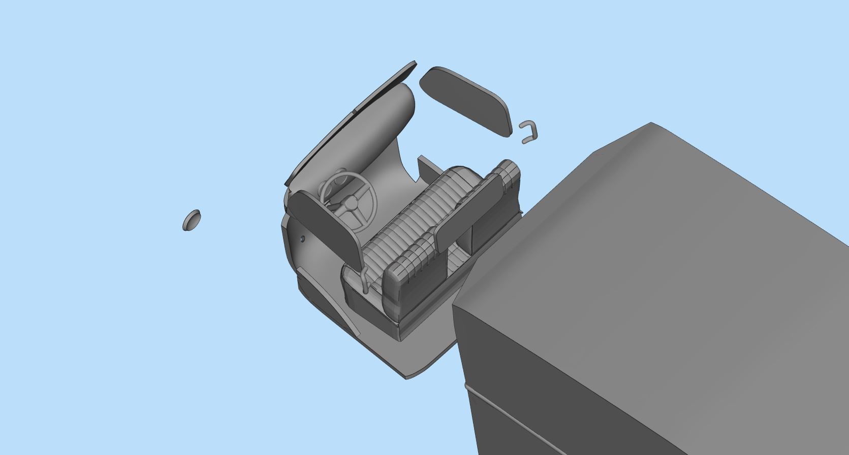 Printable Body Truck 41 46 Coe Jeepers Creepers STL file 3D print model_8