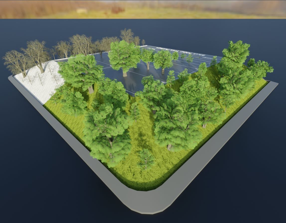 Black Alder Tree - Empress Tree - Walnut Tree Package 3D Model Collection_85